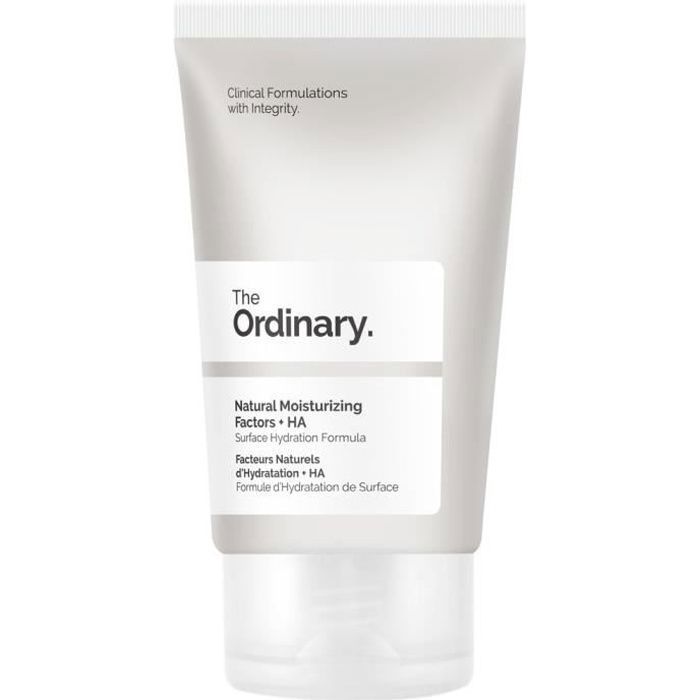 THE ORDINARY Facteurs Naturels d’Hydratation + HA Crème Hydratante 30 ml