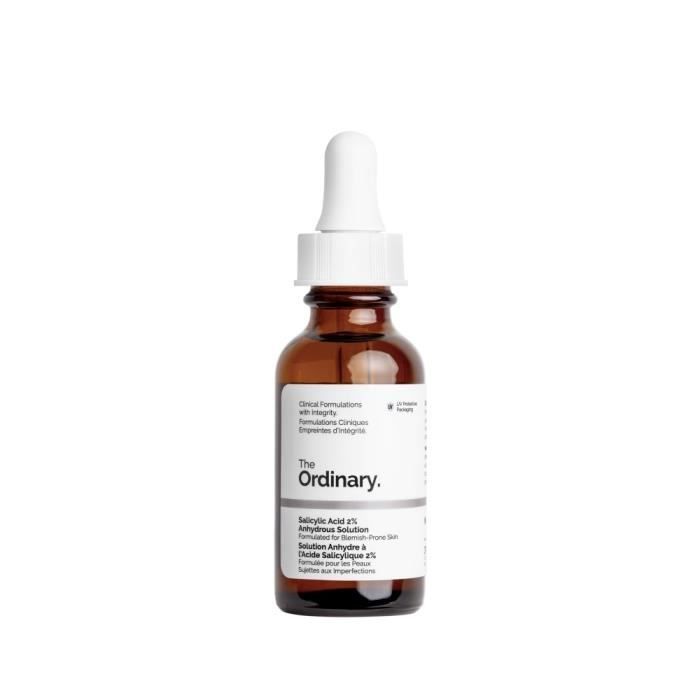THE ORDINARY Solution anhydre d’acide salicylique à 2 % Acide Direct 30 ml