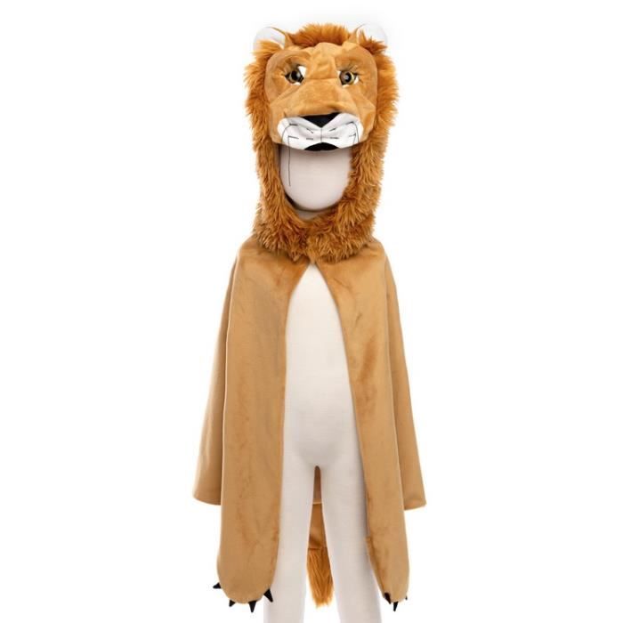 Cape de Lion pour Enfant - Great Pretenders - 57502 - Blanc et Marron - Douce Matière - Intérieur