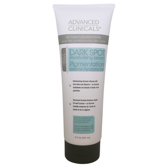 Advanced Clinicals Crème hydratante anti-taches, 237 ml (8 oz liq.)