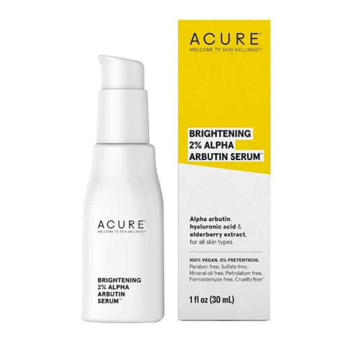 Acure Brightening Glowing Serum | 100% Vegan | For A Brighter & Appearance | Argan Oil Pumpkin & Cranberry - Hydrates Soothes &