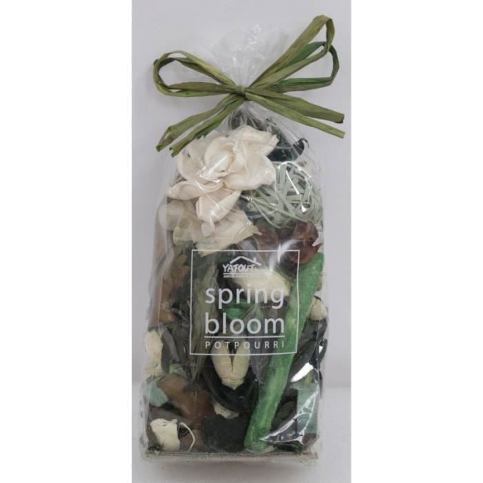 SACHET POT POURRI BERRY+EXOTIC JASMIN VERT (9X18CM) 100G