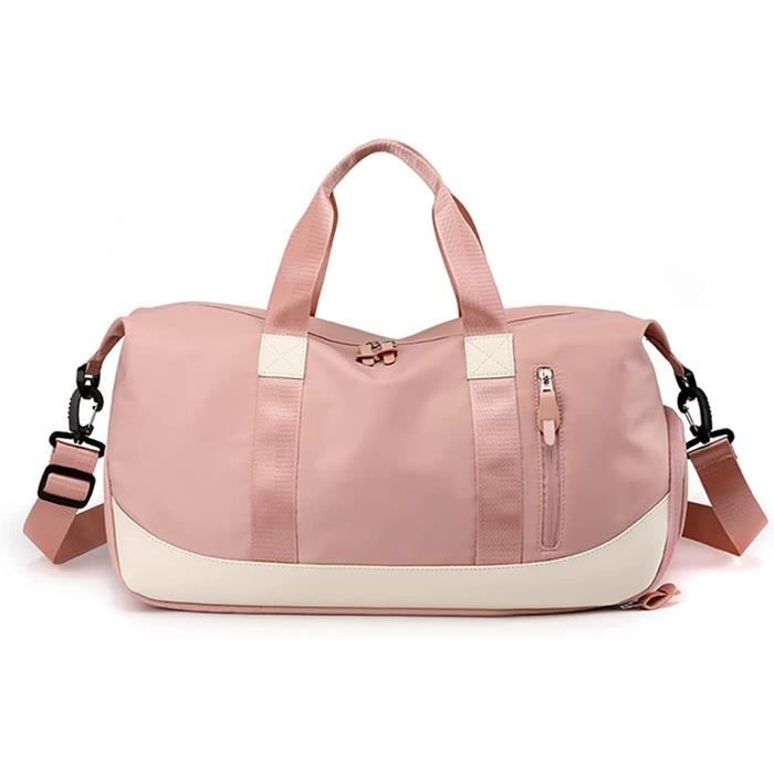 Nylon Sac de Voyage Femme Pliable Sac de Sport Gym Grande Capacité Sac Weekend à Bandoulière Sac Fourre-Tout Léger et [207]