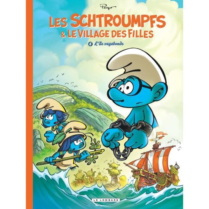Les Schtroumpfs et le village des filles Tome 6 - L'île vagabonde