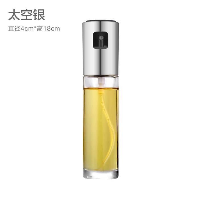 Ensemble d ustensiles de cuisine,Vaporisateur d'Huile de Cuisson,Bouteille Africaine de Vinaigre,Distributeur- Silvery[B49]