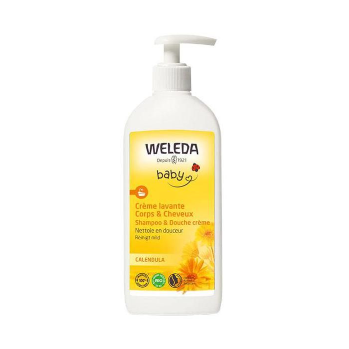 Weleda Crème Lavante Corps et Cheveux Calendula 400ml