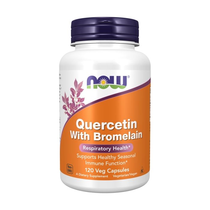 NOW FOODS Quercétine avec Broméline - 120 gélules végétaliennes