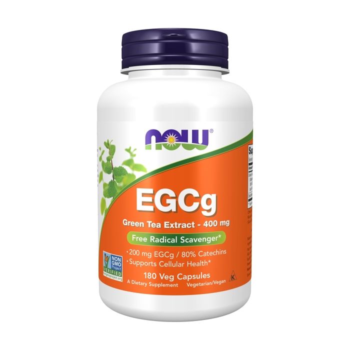 NOW FOODS EGCg Extrait de Thé Vert 400 mg - 180 gélules végétaliennes