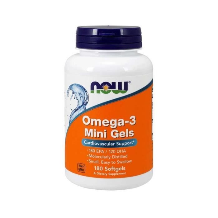 Compléments alimentaires Omega 3 Mini Gels Dha BI4231 , NOW Foods,