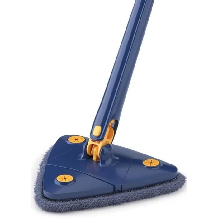 Balai De Nettoyage Triangulaire Réglable Vadrouille De Nettoyage Triangle Réglable Rotative À 360° Mop Balai Télescopique Tri[u1533]