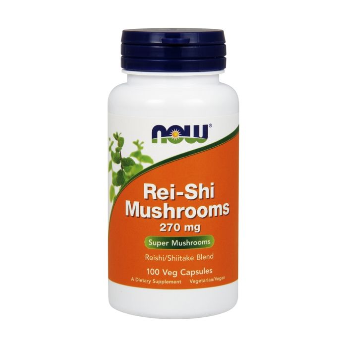 NOW FOODS Champignons Rei-Shi (Reishi & Shiitake) 100 gélules végétales
