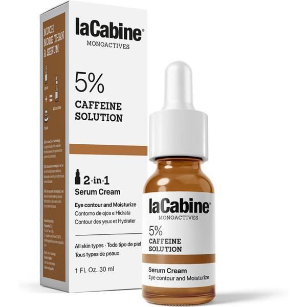 Sérum pour la peau - La Cabine - Monoactives - 5% Caféine - 30 ml - Unisex