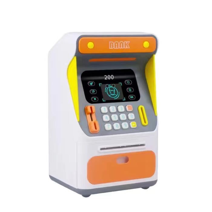 Orange - Tirelire électronique à défilement automatique, Boîtes à billets en papier, Distributeur automatique