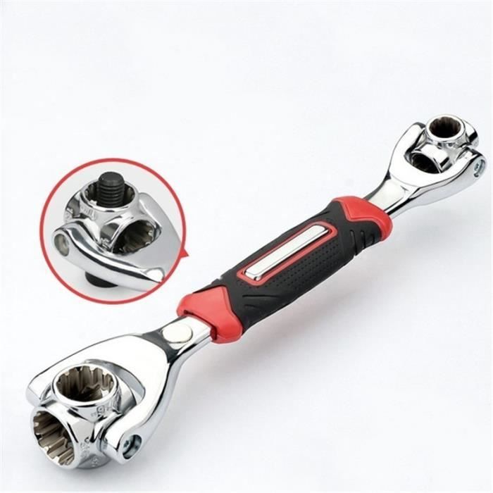 52in1 sans aimant - 52 In 1 Universal Wrench Socket 360 degree Rotating Multi function Wrench Hand Tools For