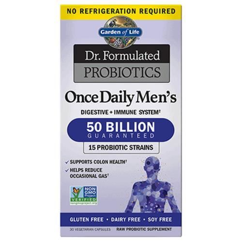 GARDEN OF LIFE Dr. Formulated Probiotics Once Daily Men's 50 Billion CFU - 30 gélules végétales