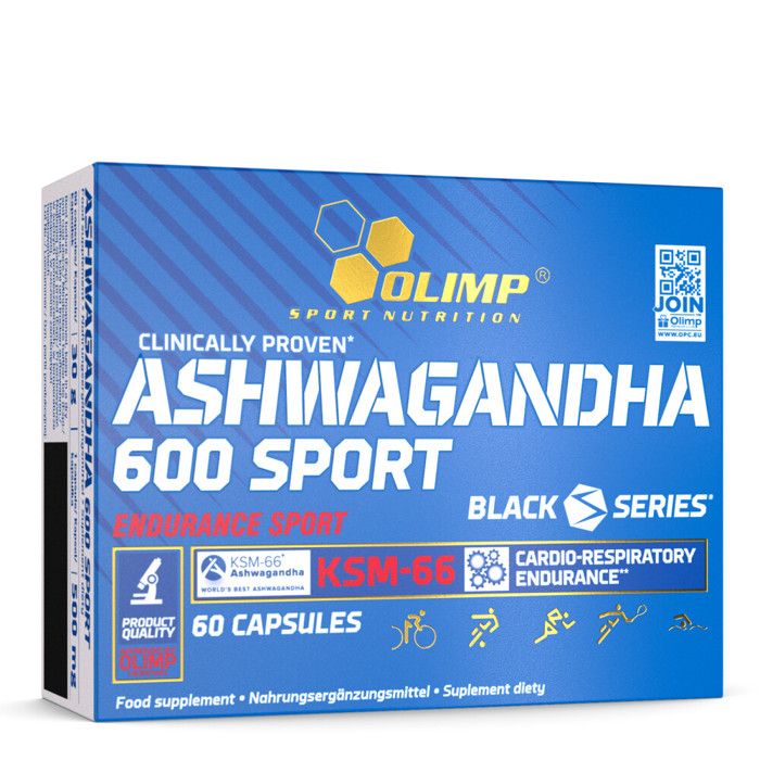 OLIMP Ashwagandha 600 Sport Edition (KSM-66) 60 gélules