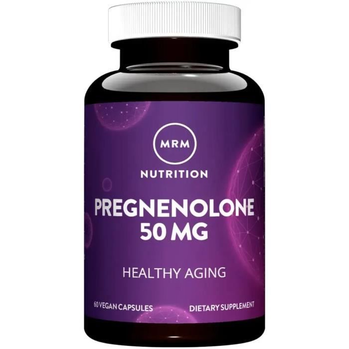 MRM Pregnenolone 50mg (Supports Healthy Aging) 60 gélules végétaliennes