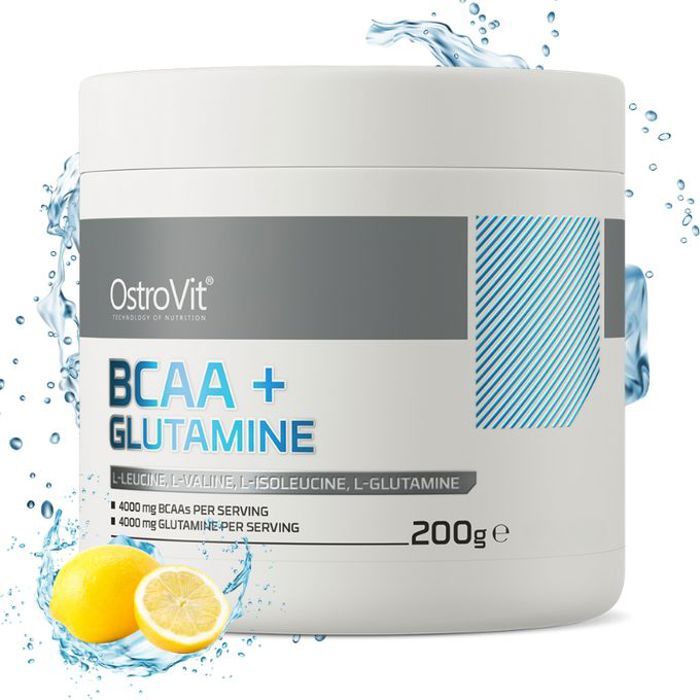 BCAA + Glutamine 200g Citron OstroVit Acides Amines - BCAA