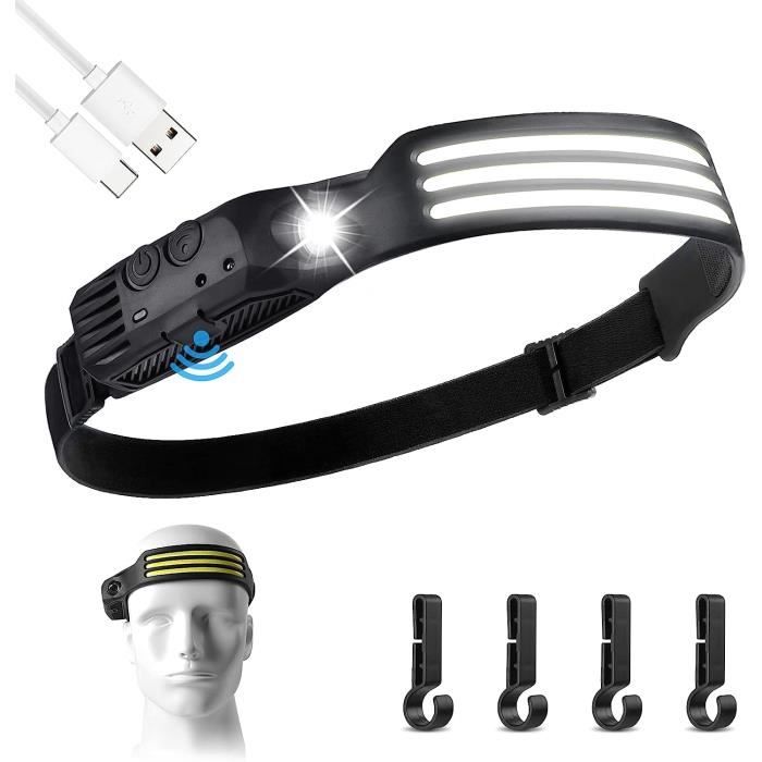 Lampe Frontale - Non spécifié - Rechargeable - 600 Lumens - IPX4 Étanche - 5 Modes d'Éclairage