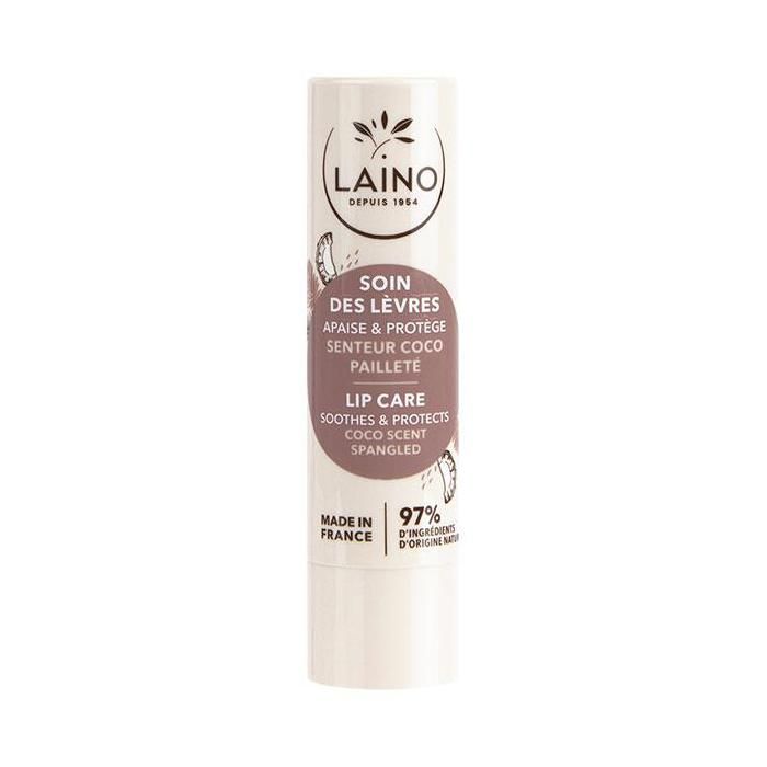Soin des lèvres - Laino - Soin Lèvres Coco - 4g - 97% d'ingrédients naturels - Filtres UV
