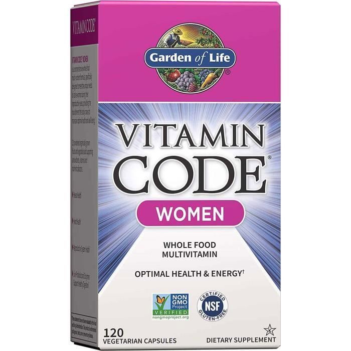 GARDEN OF LIFE Vitamin Code Women Multivitamin 120 gélules végétales