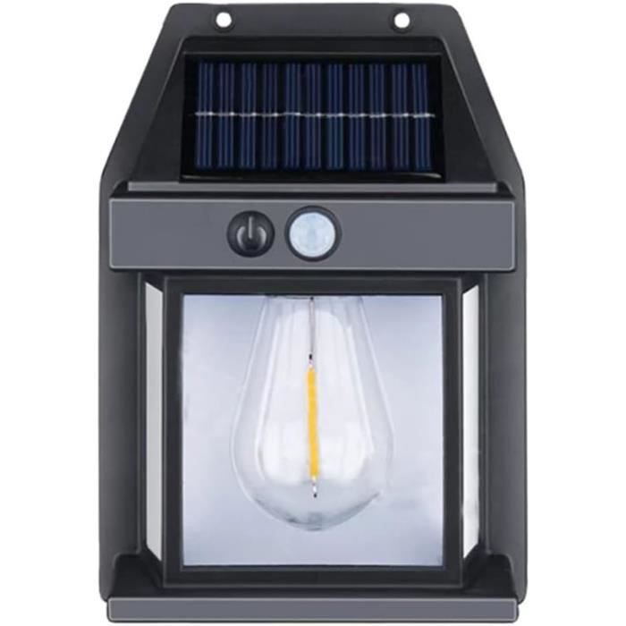 Led Lanterne Solaire Extérieure Ip65 Étanche Solaire Pelouse Lumière Corps Détection Villa Petite Applique Murale Pour Jard[x5362]