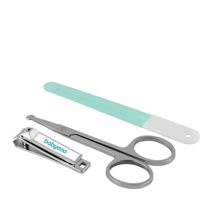 Babyono set cosmétique 0m+ ciseaux ciseaux limes à ongles