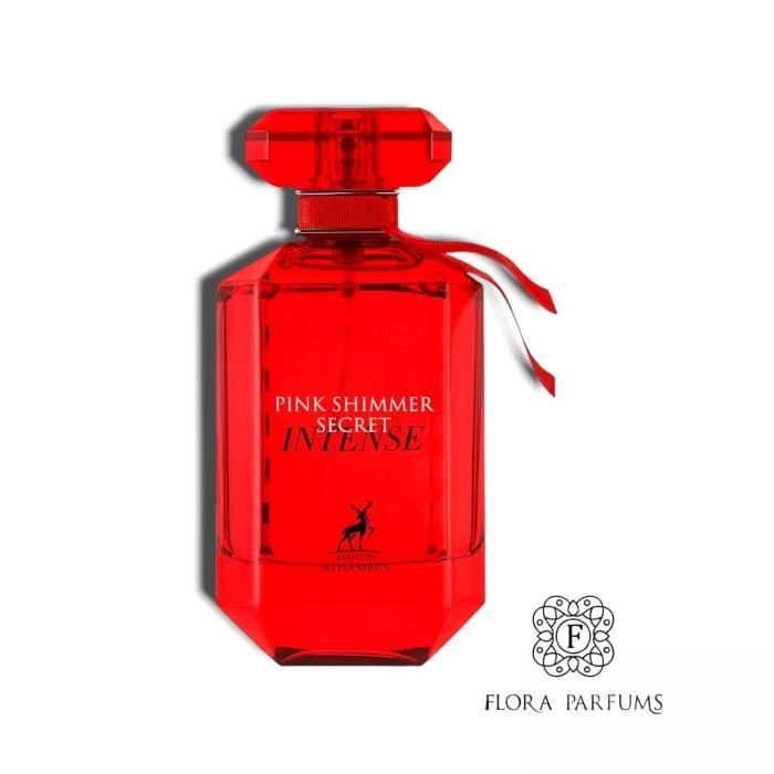 Eau de parfum pour Femme – Pink Shimmer Secret Intense – 100ml – Maison Alhambra