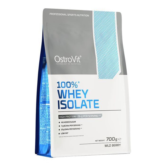100% Whey Isolate 700 g Wild Berry - Isolat de Protéines de Lactosérum, Sans sucre