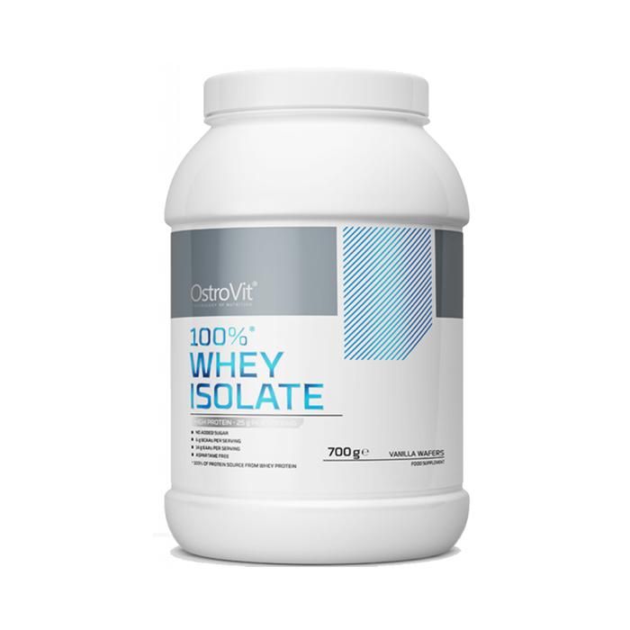 100% Whey Isolate 700 g Vanilla-Wafers - Isolat de Protéines de Lactosérum, Sans sucre