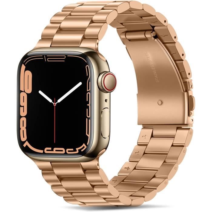 Pour Bracelet Apple Watch 49Mm 45Mm 44Mm 42Mm Premium Métal Acier Inoxydable Bracelet Compatible Avec Apple Watch Ultra Séri[u365]