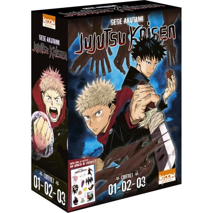 Ki-oon - Coffret Jujutsu Kaisen vol. 1 à 3 - - Akutami Gege