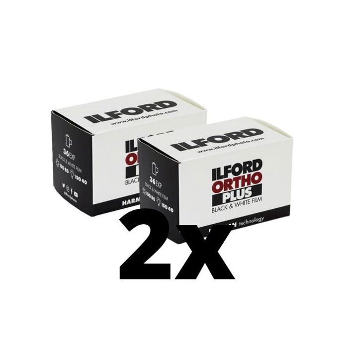 Ilford Ortho Plus 80 Film noir et blanc 36 poses