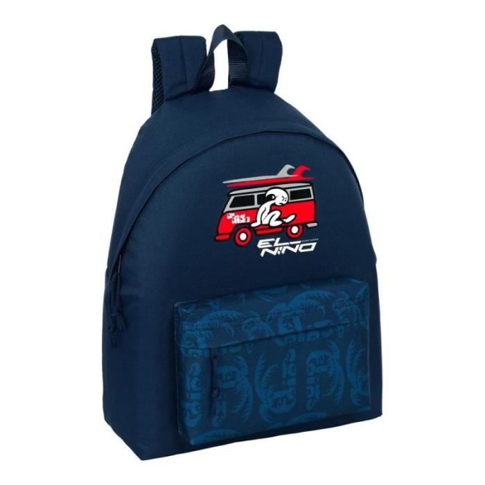 Cartable El Niño Van trip Blue marine (33 x 42 x 15 cm)
