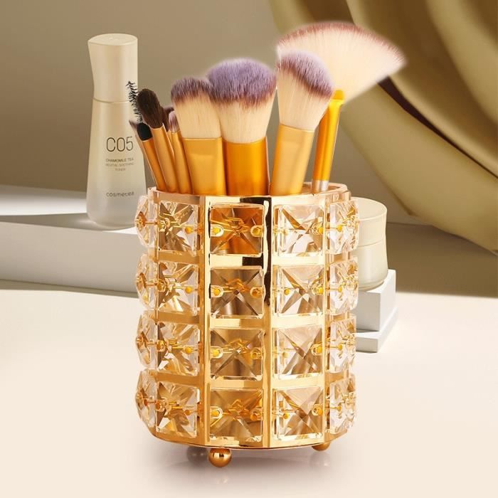 Porte-stylo doré - Boîte à serviettes en papier européenne, Décoration pour la maison, Dessus de table, Boîte
