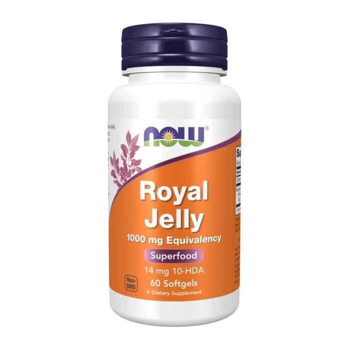 NOW Foods gelée royale 60 gélules BI8377