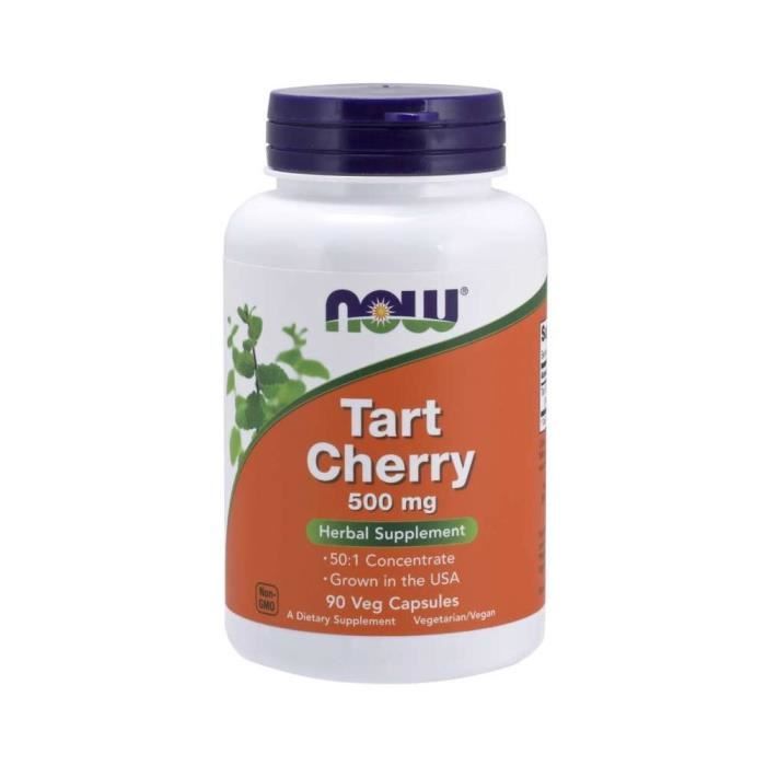 Compléments alimentaires Tart Cherry 500 MG BI5279 90pcs, NOW Foods, Usa