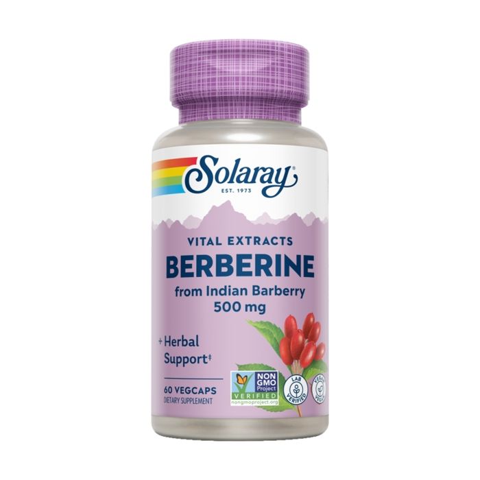 SOLARAY - Super berbérine 500 mg 60 capsules végétales de 500mg