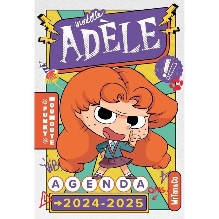 Mr Tan & Co - Agenda scolaire Mortelle Adèle 2024-2025 - - Mr Tan