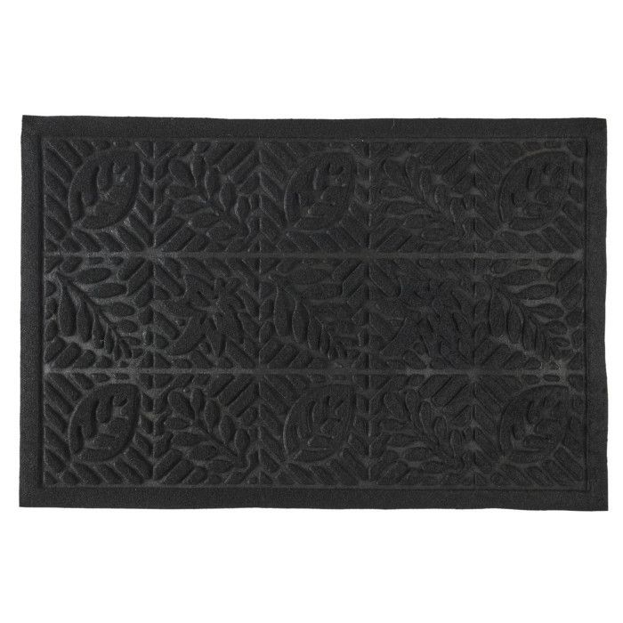 Paillasson Embosse "Antidérapant" 40x60cm Noir