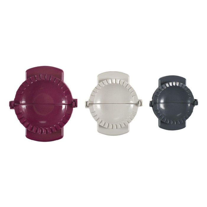 Lot de 3 Moules à Chaussons "Raviolis" 10cm Multicolore