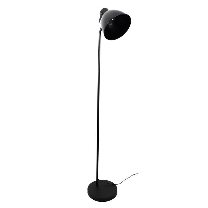 LAMPADAIRE METAL INDUS NOIR H170CM