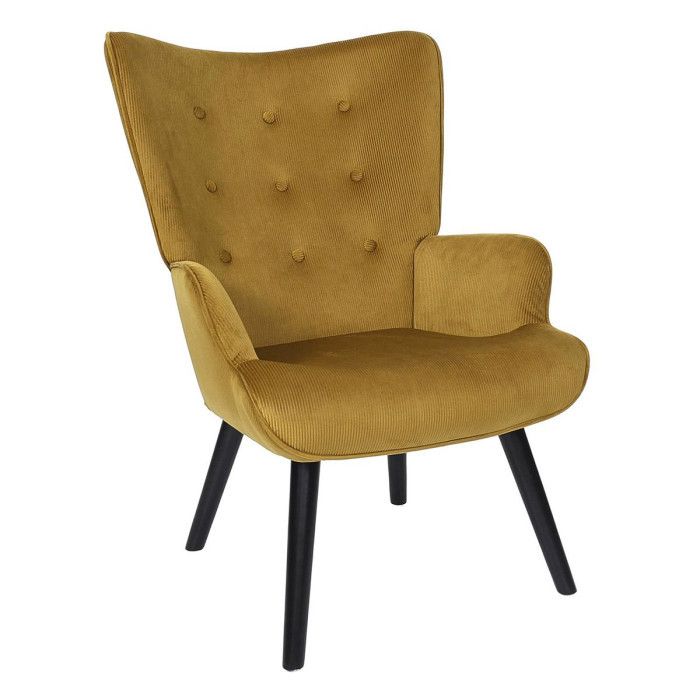 FAUTEUIL DE SALON GIULIA JAUNE