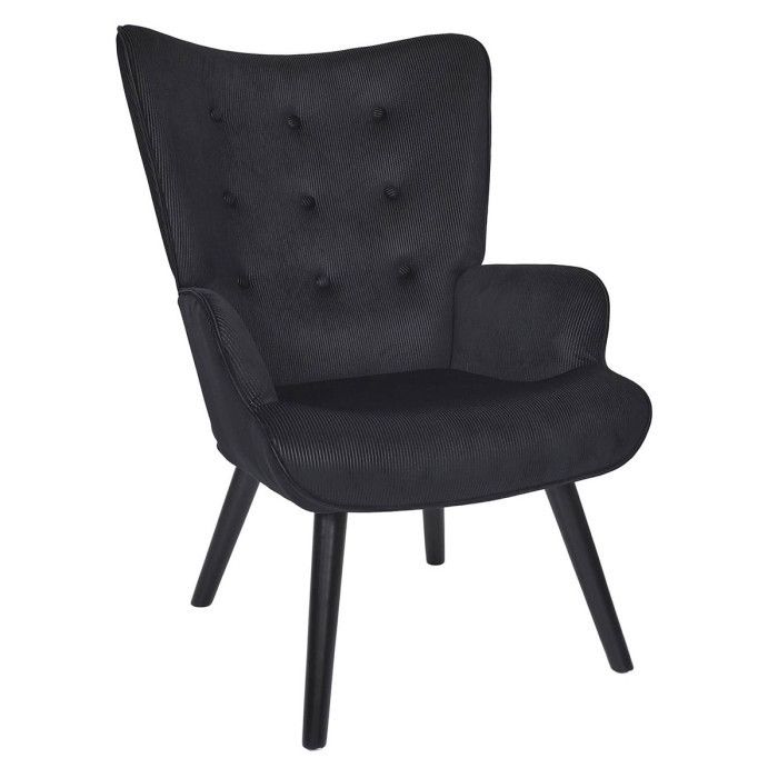 FAUTEUIL DE SALON GIULIA NOIR