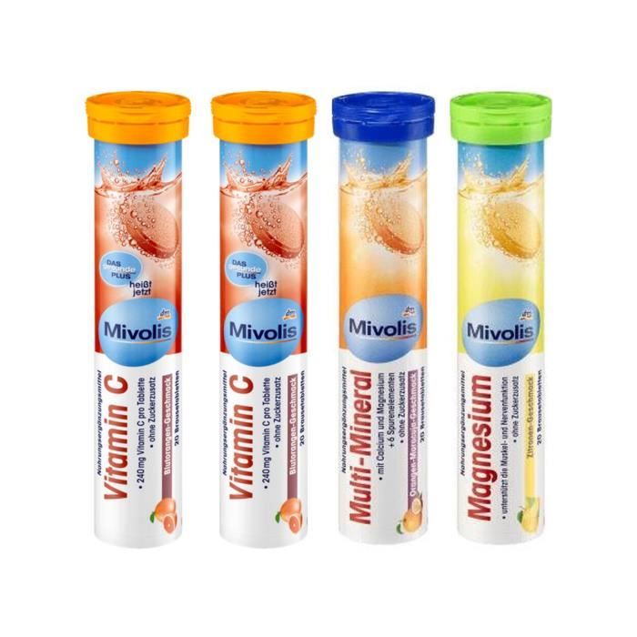 Vitamine C + Fer Mivolis, Riche en fer antioxydantes et son soutien au système immunitaire