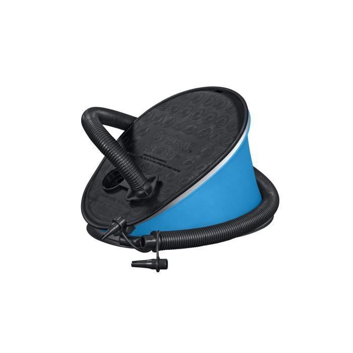 Pompe à air manuelle - Bestway - Air Step 1600 ML - Bleu - Débit d'air maximal - Compacte
