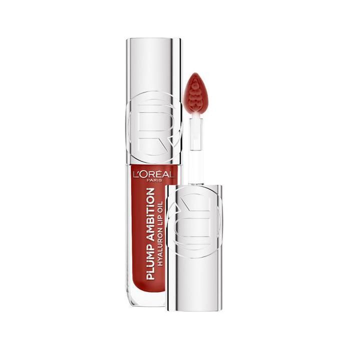 L'Oréal Paris Plump Ambition Huile à Lèvres Repulpante à l'Acide Hyaluronique Wine o'clock