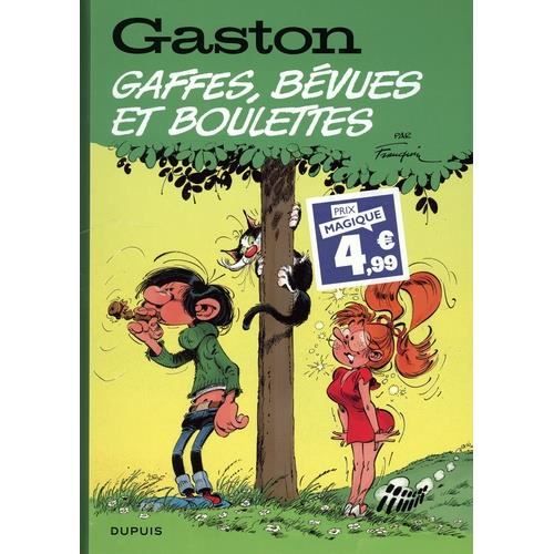 Bande dessinée - Dupuis - Gaston Tome 16 - Gaffes, bévues et boulettes - Franquin - Collection Gaston