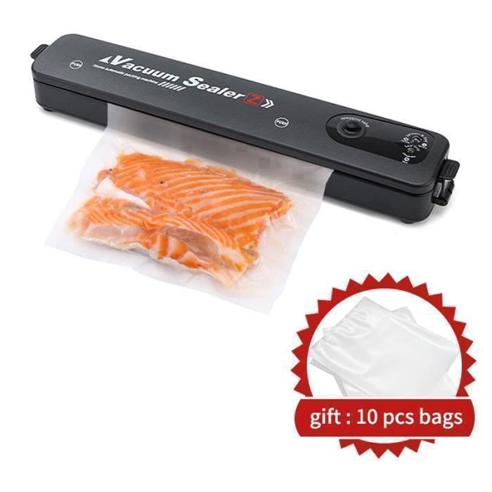 Vacuum Sealer Packaging Machine 220V Household Food Vacuum Sealer Film Sealer Vacuum Packer Including 10Pcs Bags