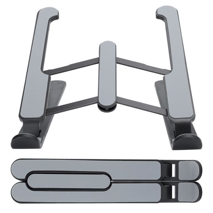 YICUI Support d'Ordinateur Portable Pliable à Positions Multiples Support de Refroidissement d'Ordinateur 11‑17po(Noir )